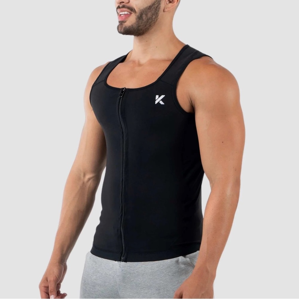 Set of 2 KEWLIOO Zipper Heat Trapping Sweat Vest